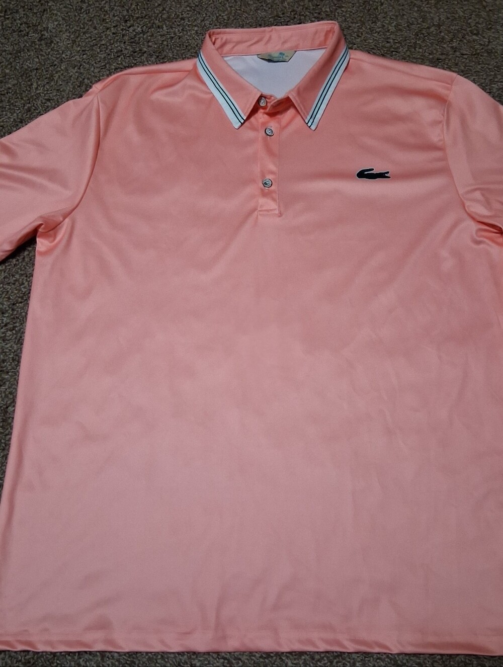 ROYAURA Mens Golf Polo Size 2xx Salmon Colored